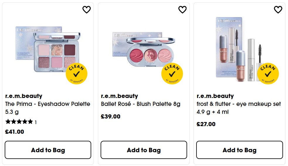 r.e.m. Beauty Holiday Collection r.e.m. Beauty Holiday Collection