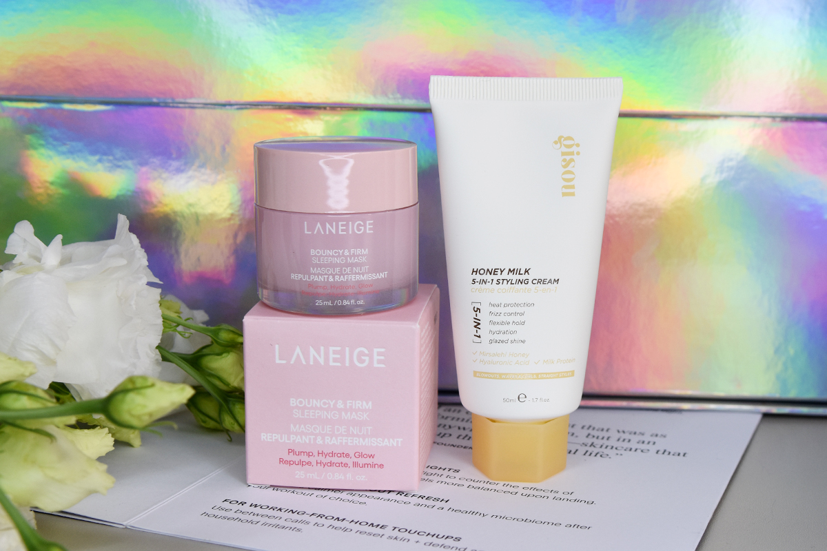 GISOU Honey Infused Styling Cream & Laneige Bouncy & Firm Sleeping Mask GISOU Honey Infused Styling Cream & Laneige Bouncy & Firm Sleeping Mask