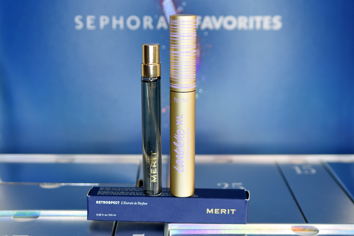 MERIT BEAUTY Retrospect™ L’Extrait de Parfum & Tarte Tartelette™ XL Tubing Mascara MERIT BEAUTY Retrospect™ L’Extrait de Parfum & Tarte Tartelette™ XL Tubing Mascara