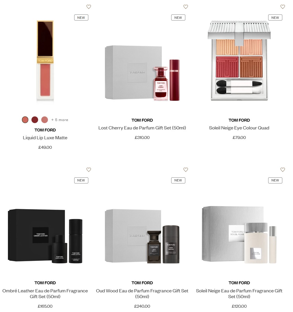 Tom Ford Holiday Collection Tom Ford Holiday Collection