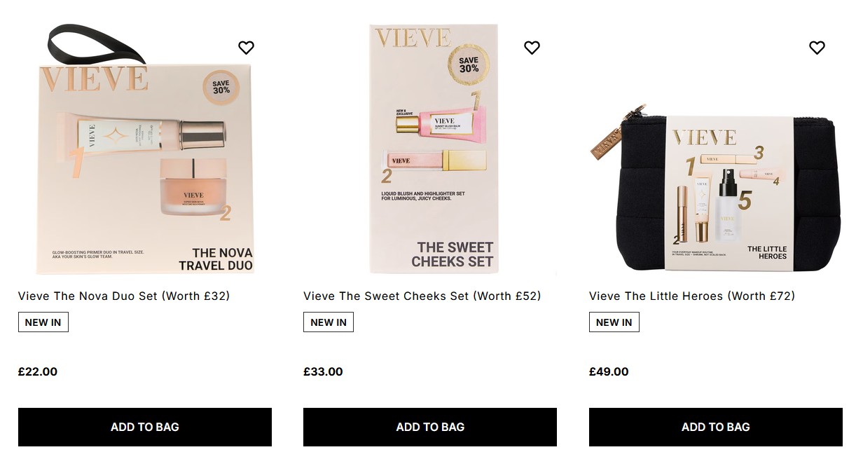 Vieve Holiday Gift Sets at Cult Beauty Vieve Holiday Gift Sets at Cult Beauty