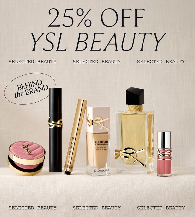 25% off YSL Beauty at Lookfantastic 25% off YSL Beauty at Lookfantastic
