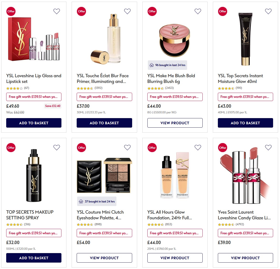 3 for 2 on selected YSL at Boots 3 for 2 on selected YSL at Boots